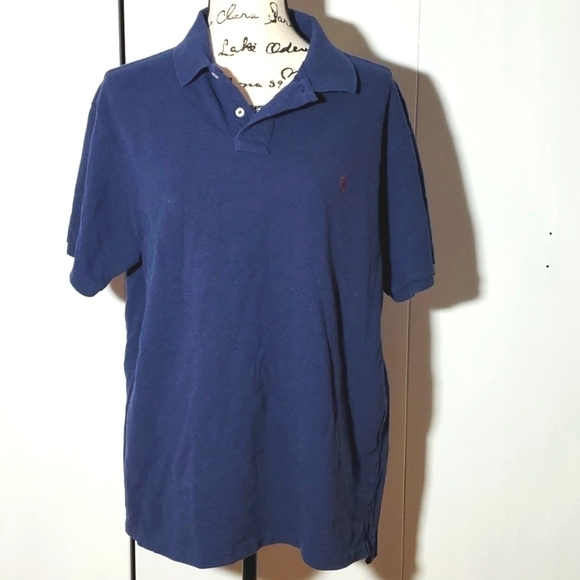 Polo Ralph Lauren- Mens Navy Short-Sleeved Polo Shirt Sz.XXL - Picture 1 of 5